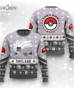Pokemon Gen 3 Shelgon Ugly Christmas Sweater