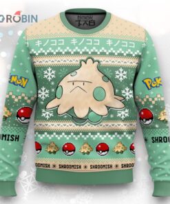 Pokemon Gen 3 Shroomish Ugly Christmas Sweater