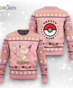 Pokemon Gen 3 Skitty Ugly Christmas Sweater