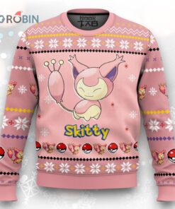 Pokemon Gen 3 Skitty Ugly Christmas Sweater