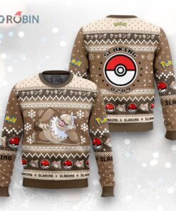 Pokemon Gen 3 Slaking Ugly Christmas Sweater