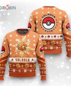 Pokemon Gen 3 Solrock Ugly Christmas Sweater