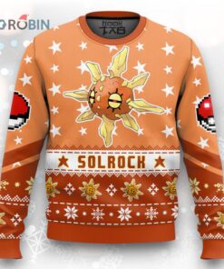 Pokemon Gen 3 Solrock Ugly Christmas Sweater