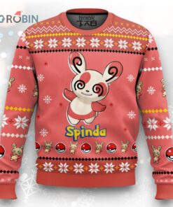 Pokemon Gen 3 Spinda Ugly Christmas Sweater