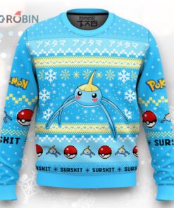Pokemon Gen 3 Surskit Ugly Christmas Sweater