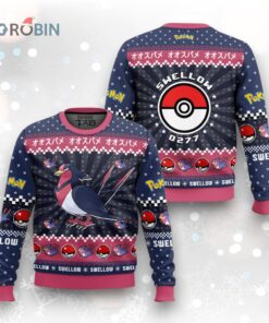 Pokemon Gen 3 Swellow Ugly Christmas Sweater