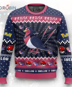 Pokemon Gen 3 Swellow Ugly Christmas Sweater