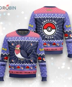 Pokemon Gen 3 Taillow Ugly Christmas Sweater