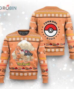 Pokemon Gen 3 Torkoal Ugly Christmas Sweater