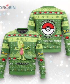 Pokemon Gen 3 Treecko Ugly Christmas Sweater