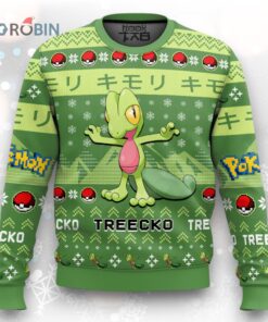 Pokemon Gen 3 Treecko Ugly Christmas Sweater
