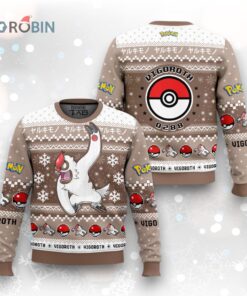 Pokemon Gen 3 Vigoroth Ugly Christmas Sweater