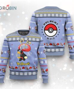 Pokemon Gen 3 Volbeat Ugly Christmas Sweater