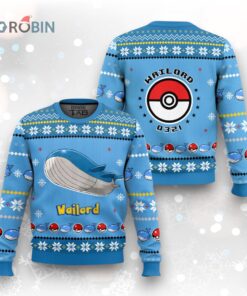 Pokemon Gen 3 Wailord Ugly Christmas Sweater