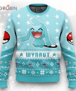 Pokemon Gen 3 Wynaut Ugly Christmas Sweater