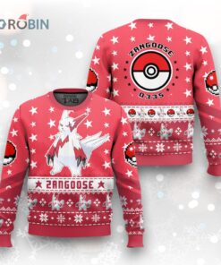 Pokemon Gen 3 Zangoose Ugly Christmas Sweater
