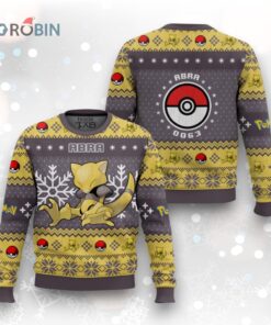 Pokemon Gen 1 Abra Ugly Christmas Sweater