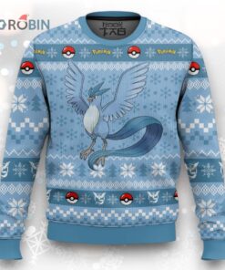 Pokemon Gen 1 Articuno Ugly Christmas Sweater