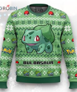 Pokemon Gen 1 Bulbasaur Ugly Christmas Sweater