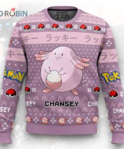 Pokemon Gen 1 Chansey Ugly Christmas Sweater