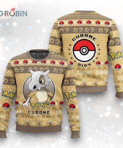 Pokemon Gen 1 Cubone Ugly Christmas Sweater