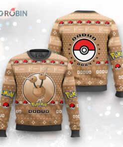 Pokemon Gen 1 Doduo Ugly Christmas Sweater