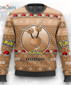 Pokemon Gen 1 Doduo Ugly Christmas Sweater