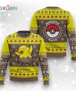Pokemon Gen 1 Drowzee Ugly Christmas Sweater