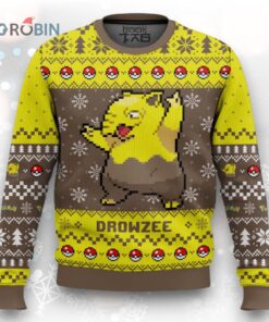 Pokemon Gen 1 Drowzee Ugly Christmas Sweater
