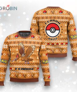 Pokemon Gen 1 Fearow Ugly Christmas Sweater