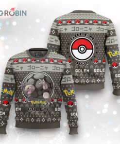 Pokemon Gen 1 Golem Ugly Christmas Sweater