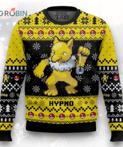 Pokemon Gen 1 Hypno Ugly Christmas Sweater