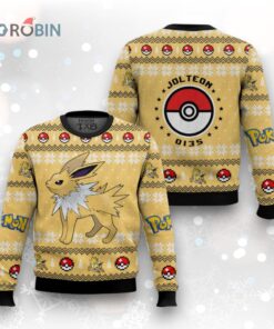 Pokemon Gen 1 Jolteon Ugly Christmas Sweater