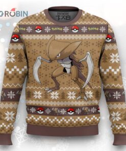 Pokemon Gen 1 Kabutops Ugly Christmas Sweater