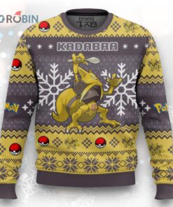 Pokemon Gen 1 Kadabra Ugly Christmas Sweater