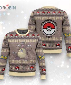 Pokemon Gen 1 Kangaskhan Ugly Christmas Sweater