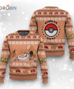 Pokemon Gen 1 Kingler Ugly Christmas Sweater