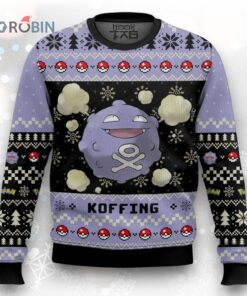Pokemon Gen 1 Koffing Ugly Christmas Sweater