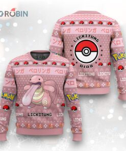 Pokemon Gen 1 Lickitung Ugly Christmas Sweater