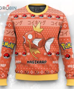 Pokemon Gen 1 Magikarp Ugly Christmas Sweater