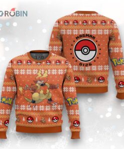Pokemon Gen 1 Magmar Ugly Christmas Sweater