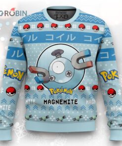 Pokemon Gen 1 Magnemite Ugly Christmas Sweater