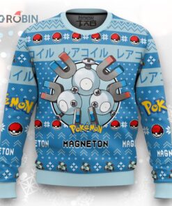 Pokemon Gen 1 Magneton Ugly Christmas Sweater