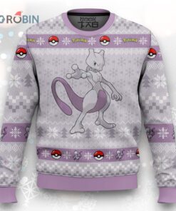 Pokemon Gen 1 Mewtwo Ugly Christmas Sweater