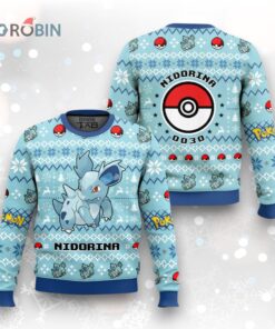 Pokemon Gen 1 Nidorina Ugly Christmas Sweater