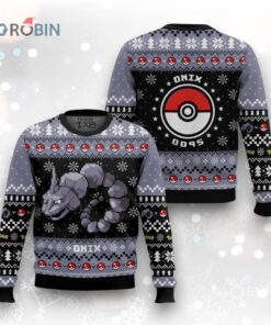 Pokemon Gen 1 Onix Ugly Christmas Sweater