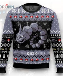 Pokemon Gen 1 Onix Ugly Christmas Sweater
