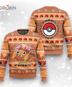 Pokemon Gen 1 Paras Ugly Christmas Sweater