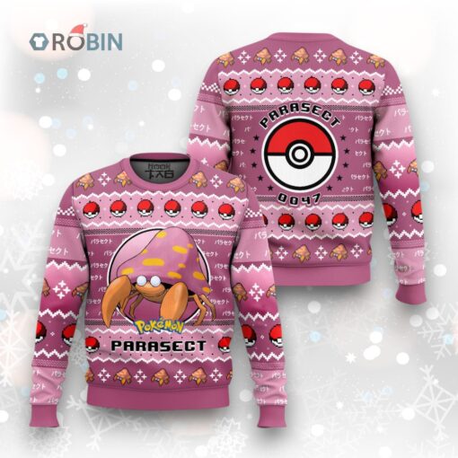 Pokemon Gen 1 Parasect Ugly Christmas Sweater
