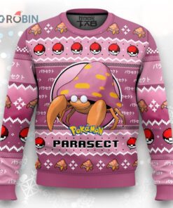 Pokemon Gen 1 Parasect Ugly Christmas Sweater